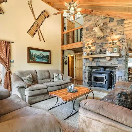 Cozy Utah Cabin With Deck And Fire Pit! Duck Creek Village Exterior photo